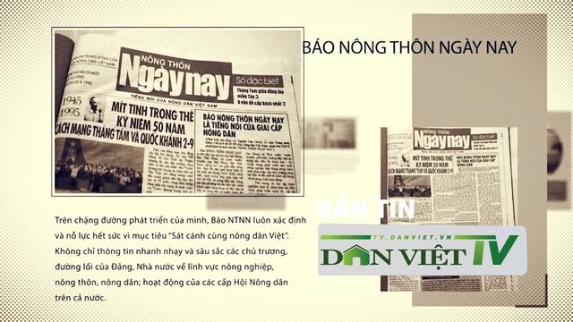 Bản tin Dân Việt TV 7/5: Báo Nông thôn Ngày nay và nghĩa tình 41 năm với nông dân, nông nghiệp, nông thôn loading=