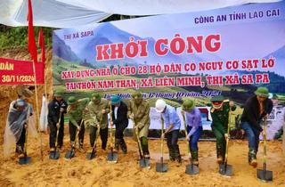  Sa Pa: Khởi công xây dựng nhà ở cho các hộ dân bị ảnh hưởng bởi thiên tai