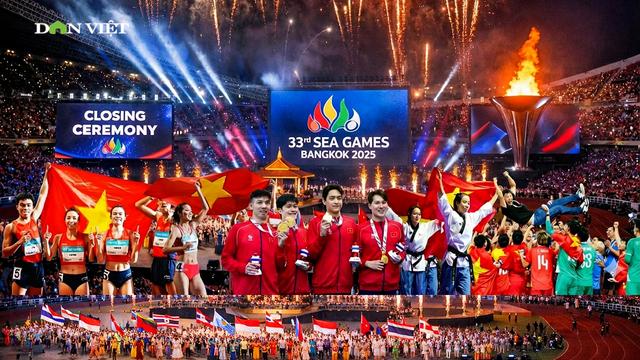 Đoàn Việt Nam giành hơn 200 huy chương, đứng Top 3 - Lễ Bế mạc SEA Games 33 liệu còn sai sót?