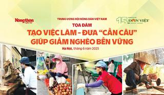 TỌA ĐÀM: Tạo việc làm, đưa “cần câu” giúp giảm nghèo bền vững