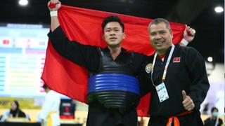 Bật khóc trên sàn đấu vì bị xử ép, Nguyễn Tấn Sang vẫn mang về HCV SEA Games 33