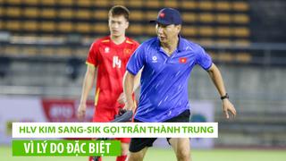HLV Kim Sang-sik gọi Trần Thành Trung vì lý do đặc biệt 