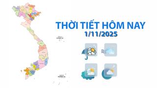 Thời tiết 1/11: Cả nước có mưa nhiều nơi, từ Hà Tĩnh - Đà Nẵng mưa to