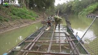 Nuôi cá lồng trên dòng sông Năng ở huyện Ba Bể, nhiều nông dân thu cả chục triệu đồng mỗi lồng