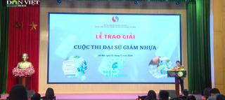 Lễ trao giải Cuộc thi “Đại sứ giảm nhựa 2024” - một cuộc thi ý nghĩa đối với học sinh trên cả nước 