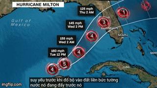 Siêu bão Milton sắp đổ bộ, hàng triệu người của Florida có thể chịu ảnh hưởng