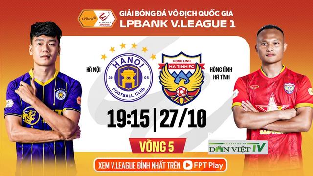 Bản tin Dân Việt TV 27/10: Đại chiến trên sân Hàng Đẫy giữa Hà Nội FC và Hồng Lĩnh Hà Tĩnh tại vòng 5 V.League loading=