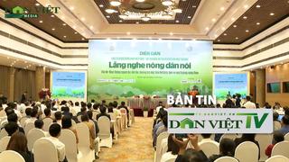 Bản tin Dân Việt TV 24/11: Nông dân trao đổi cởi mở tại diễn đàn "Lắng nghe nông dân nói" về đất đai, môi trường