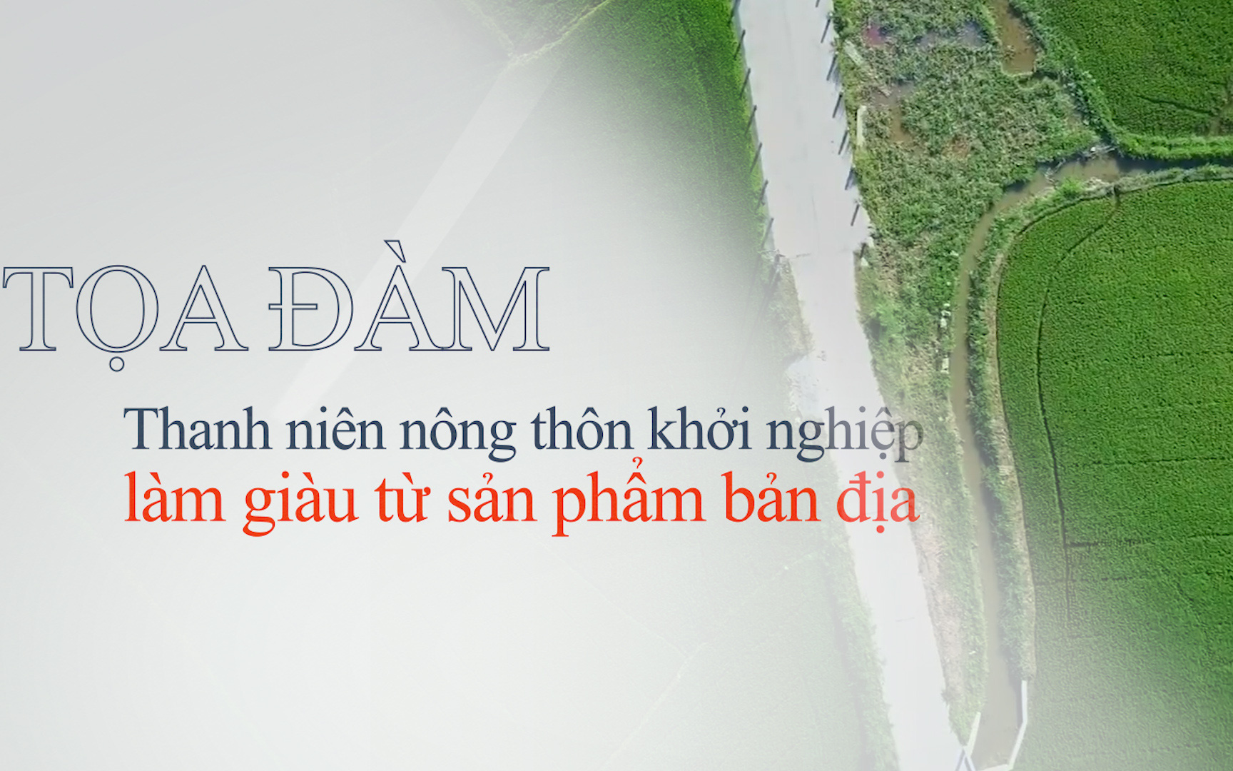 Tọa đàm: Thanh niên nông thôn khởi nghiệp, làm giàu từ sản phẩm bản địa - Một chặng đường gian nan