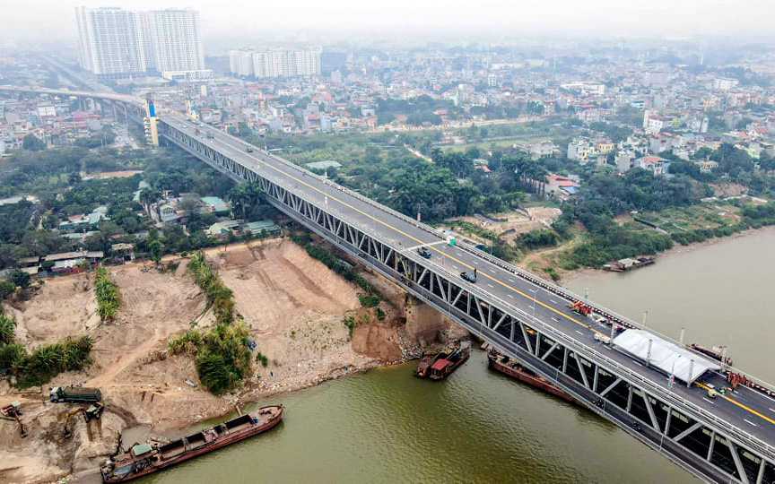 Sau hơn 140 ngày sửa chữa, cầu Thăng Long nhìn như thế nào trước ngày hoạt động trở lại?