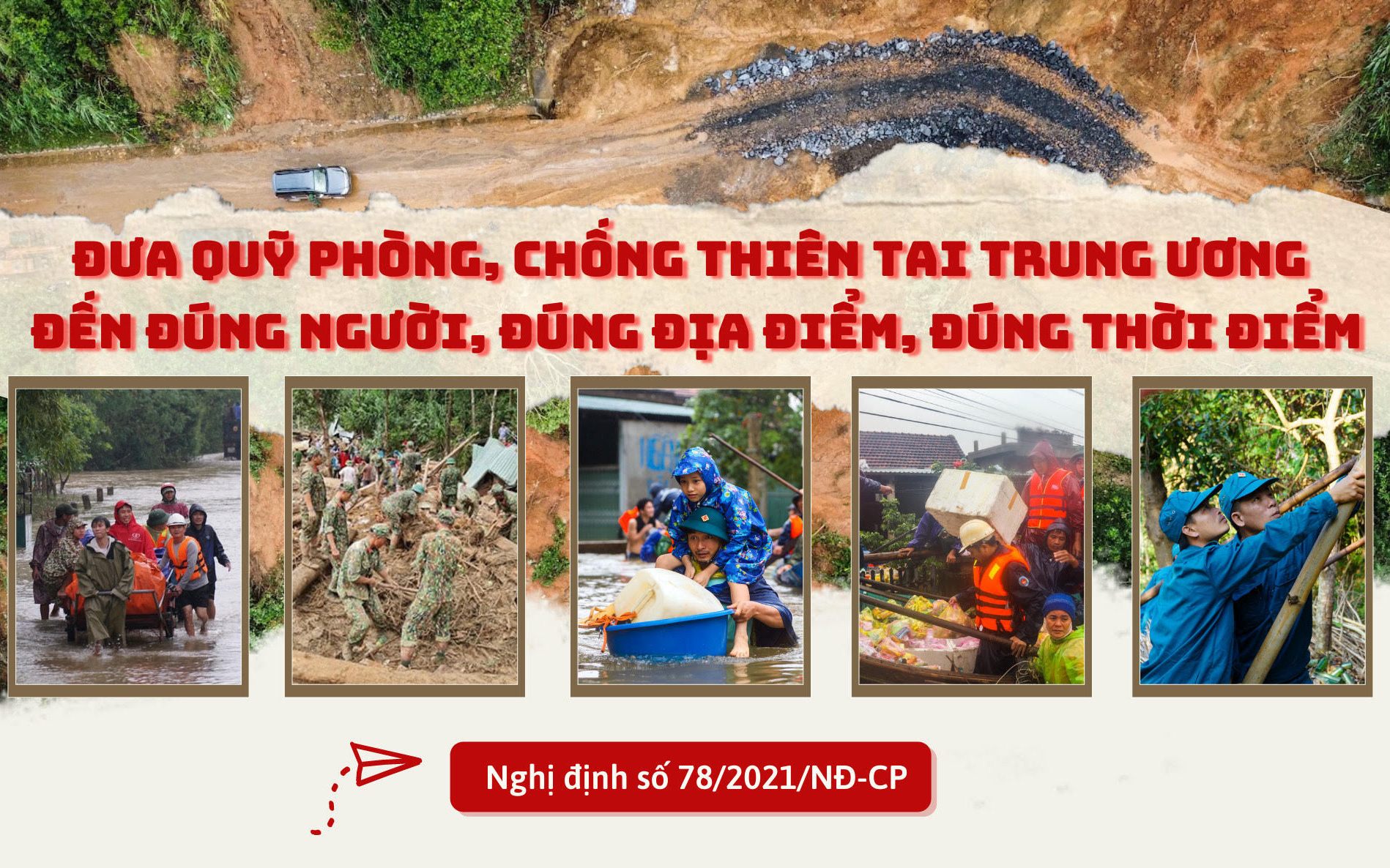 Quỹ phòng, chống thiên tai Trung ương ra đời, nhiệm vụ tối quan trọng là đến đúng người, đúng thời điểm, đúng địa điểm