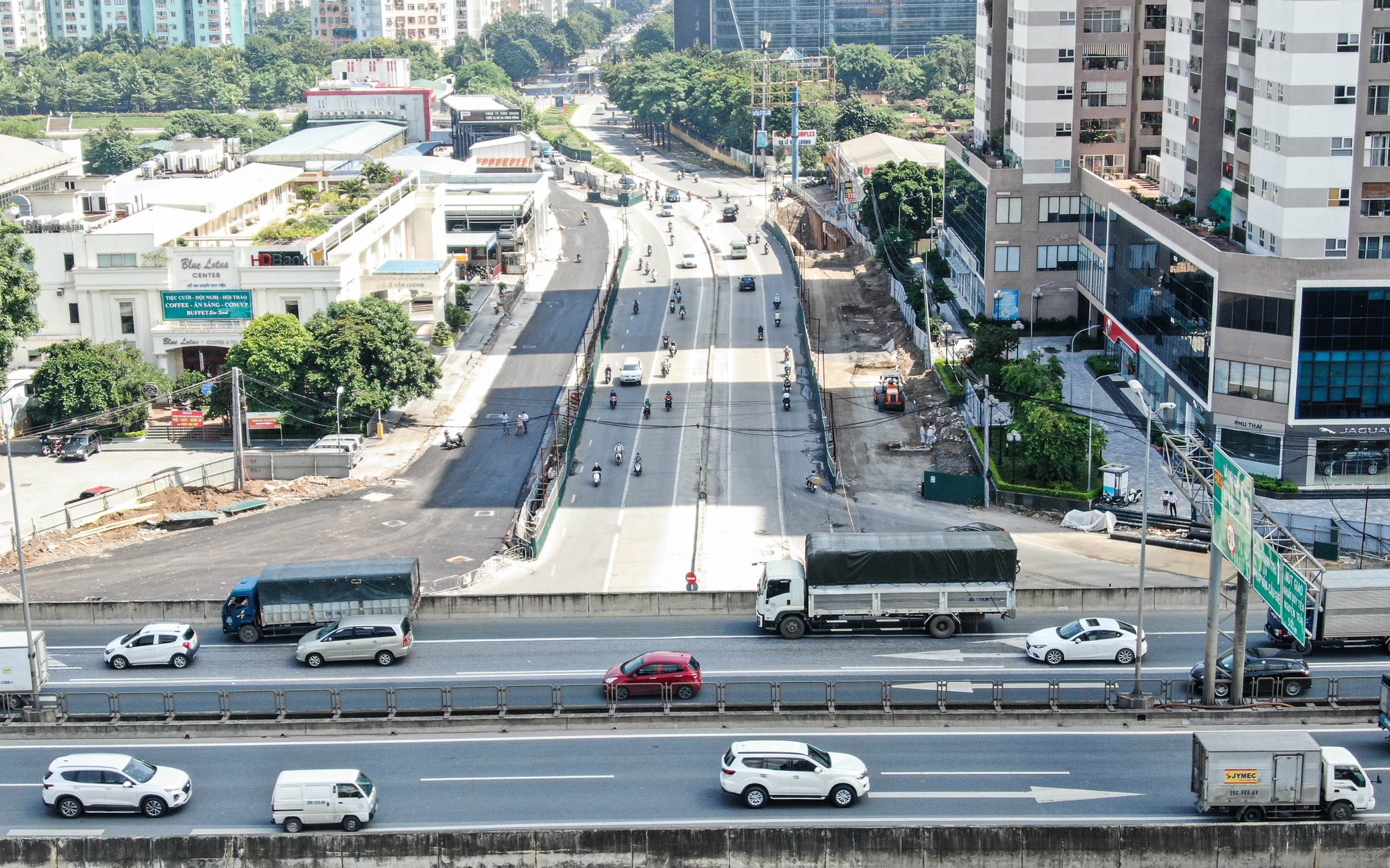 Hà Nội: Trên công trường dự án hầm chui gần 700 tỷ đồng sau thời gian nới lỏng giãn cách