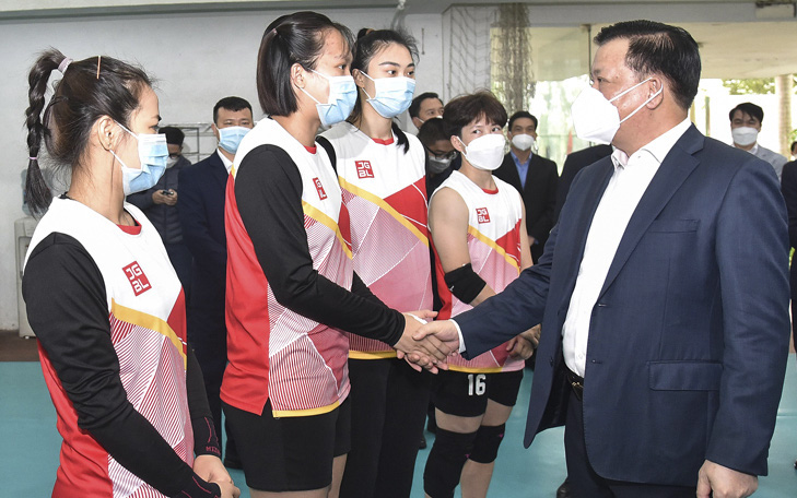 Bí thư Hà Nội kiểm tra công tác tổ chức SEA Games 31