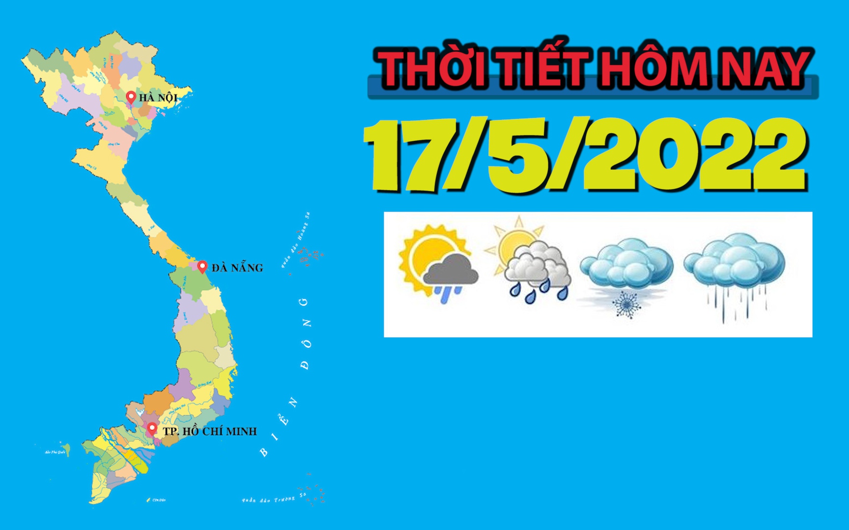 Thời tiết hôm nay 17/5/2022: Bắc Bộ thời tiết mát mẻ