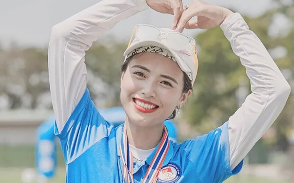 Nhan sắc như người mẫu của hotgirl bắn cung Việt Nam từng giành HCV Châu Á