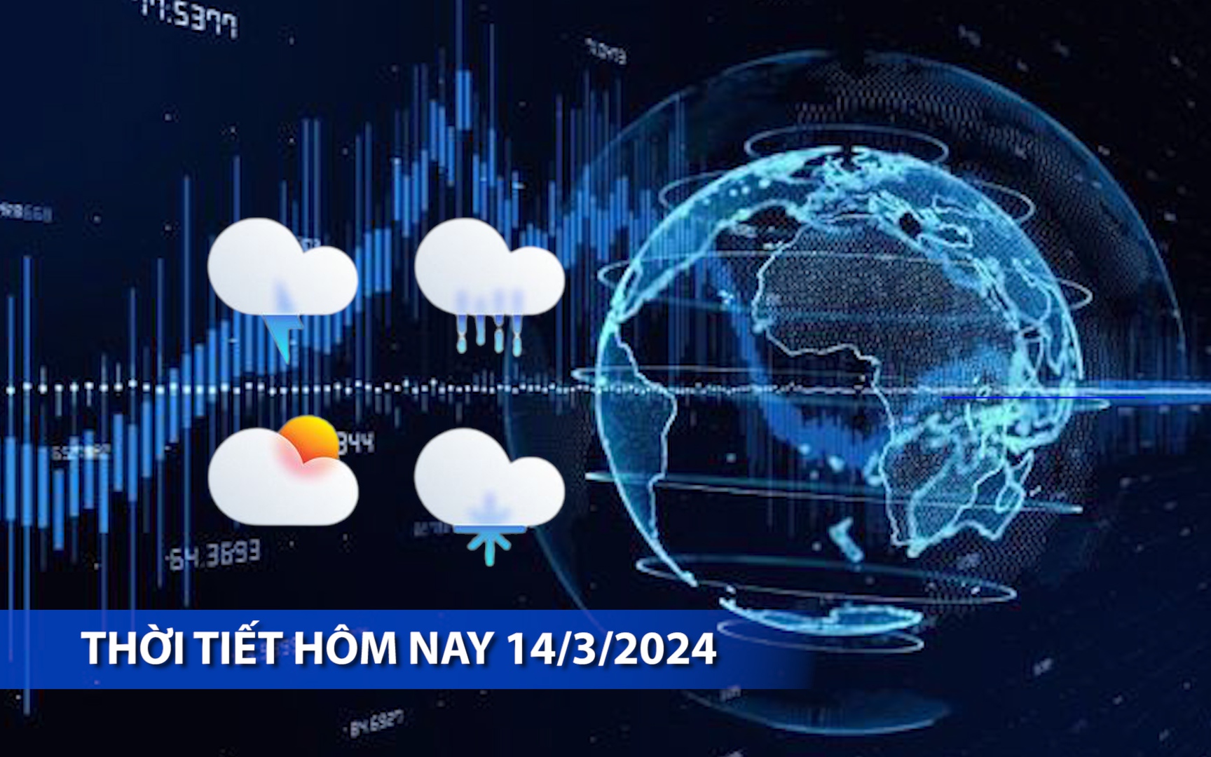 Thời tiết hôm nay 14/3/2024: Bắc Bộ, Bắc Trung Bộ có mưa vài nơi, Nam Bộ nắng nóng