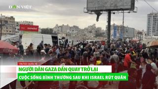 Người dân Gaza dần quay trở lại cuộc sống bình thường sau khi Israel rút quân