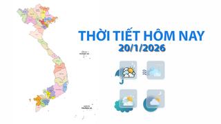 Thời tiết hôm nay 20/1: Từ tối và đêm nay không khí lạnh mạnh sẽ ảnh hướng tới miền Bắc