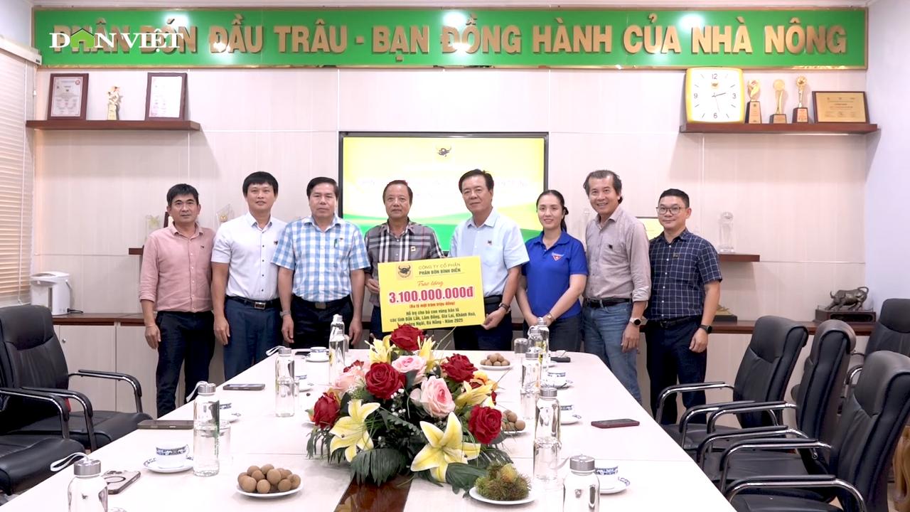 Video: Phân bón Bình Điền chung sức cùng bà con miền Trung vượt qua khó khăn do thiên tai