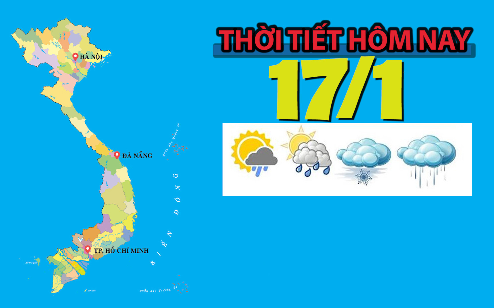 Thời tiết hôm nay 17/1: Bắc Bộ trời rét đậm, vùng núi rét hại và mưa rất to