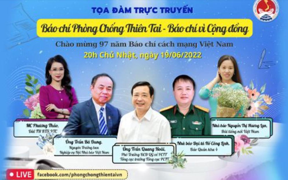 [TRỰC TIẾP] Tọa đàm Báo chí phòng chống thiên tai - Báo chí vì cộng đồng