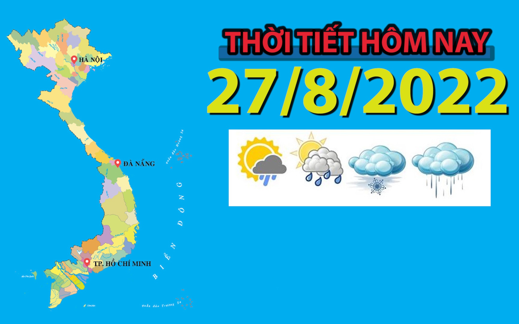 Thời tiết hôm nay 29/8/2022: Bắc Bộ, Trung Bộ nắng nóng gay gắt