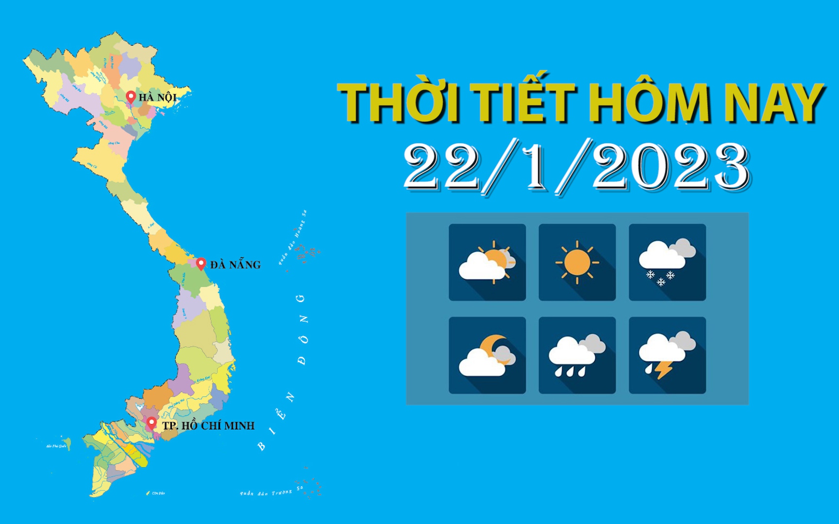 Thời tiết hôm nay 22/1/2023: Bắc Bộ, Bắc Trung Bộ trời rét, ngày nắng