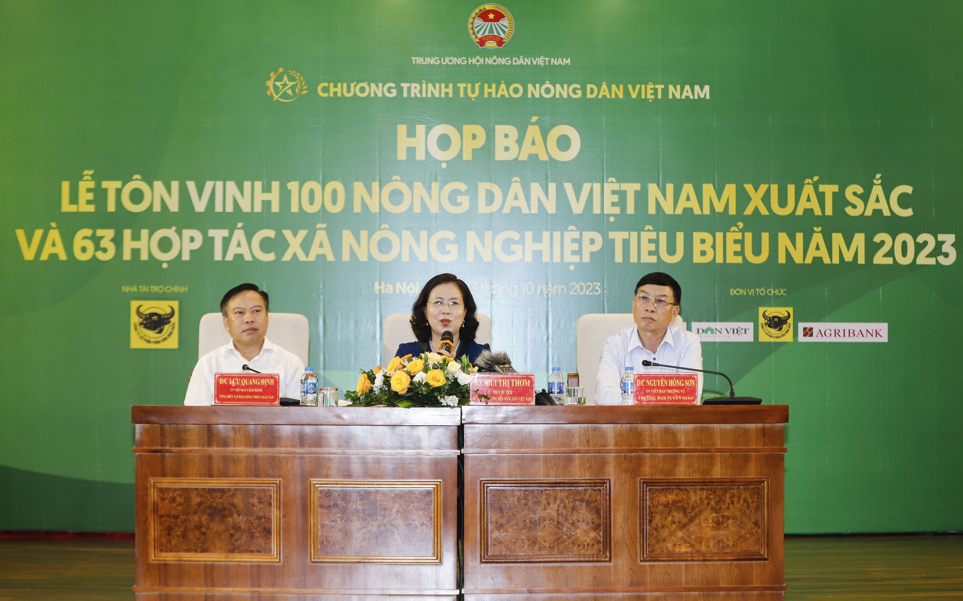 Hình ảnh Họp báo Chương trình Tự hào nông dân Việt Nam 2023