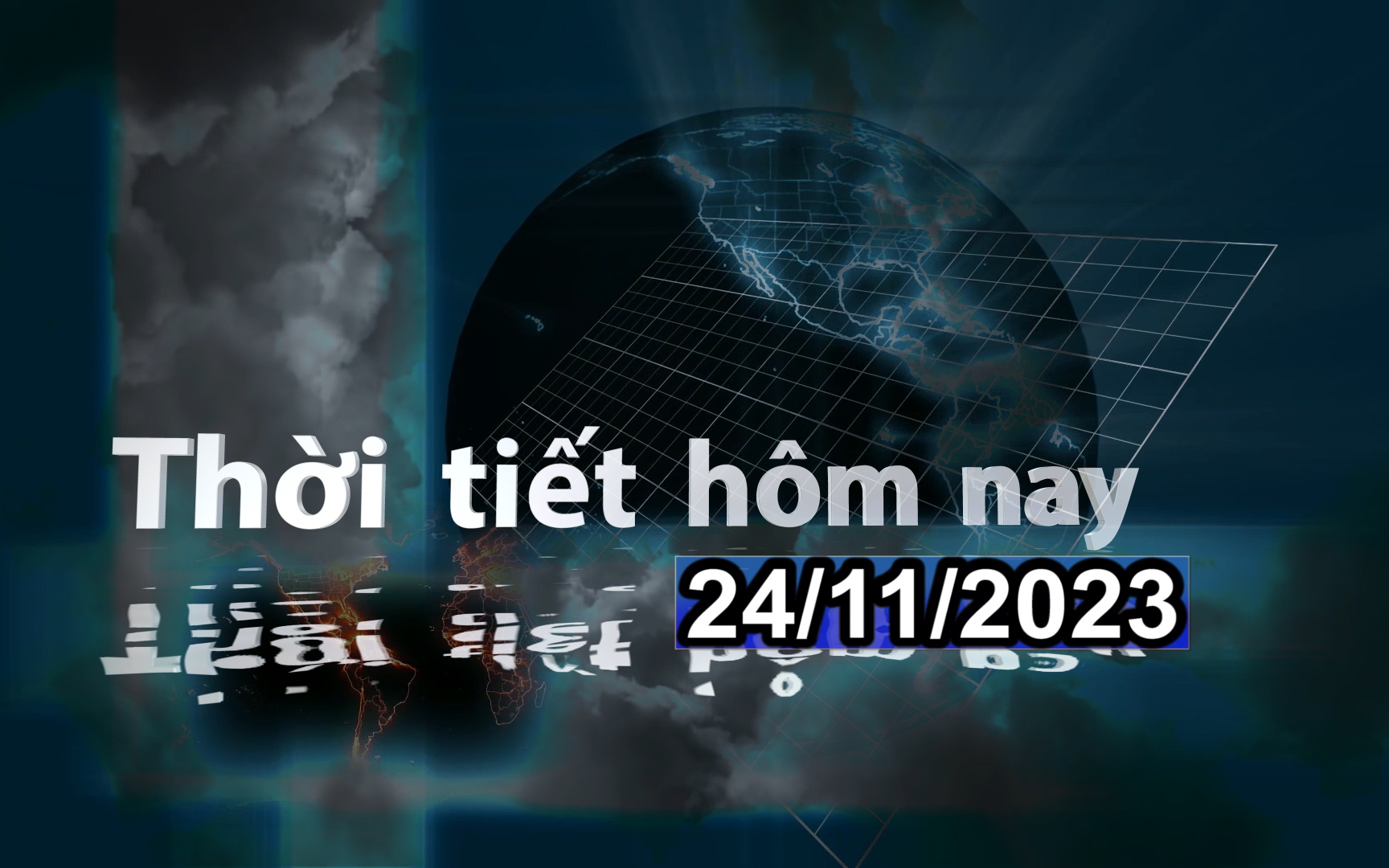 Thời tiết hôm nay 24/11/2023: Bắc - Trung Trung Bộ mưa rào rải rác, Nam Bộ cục bộ mưa vừa, mưa to