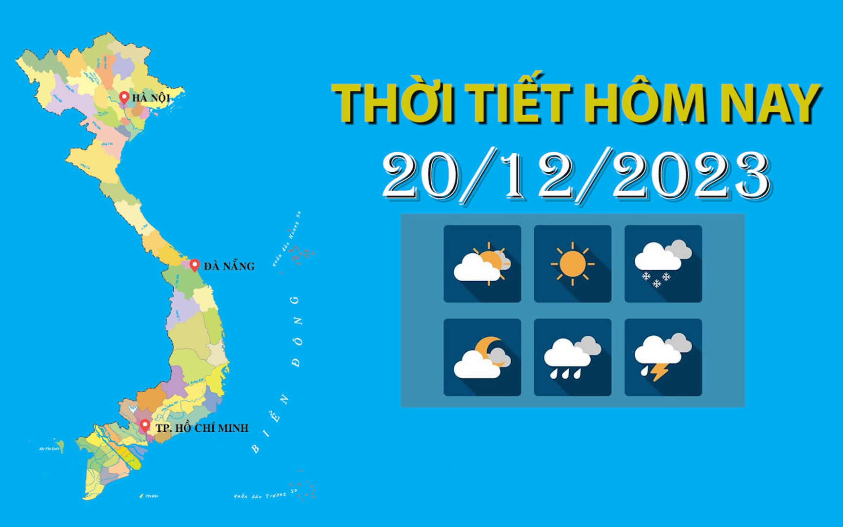 Thời tiết hôm nay 20/12/2023: Bắc Bộ rét đậm, Hà Tĩnh - Khánh Hòa mưa vừa, mưa to