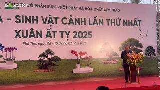 Phú Thọ: 400 tác phẩm hoa lan, sinh vật cảnh khoe sắc tại một lễ hội chào xuân Ất Tỵ 2025