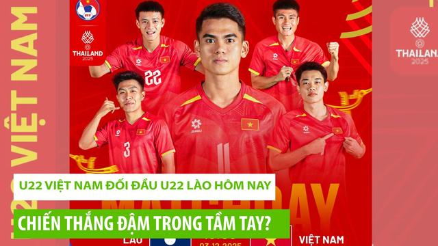 
U22 Việt Nam đối đầu U22 Lào hôm nay: Chiến thắng đậm trong tầm tay?
