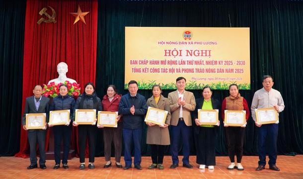 Dấu ấn công tác Hội và phong trào nông dân xã Phú Lương, tỉnh Thái Nguyên trong năm 2025