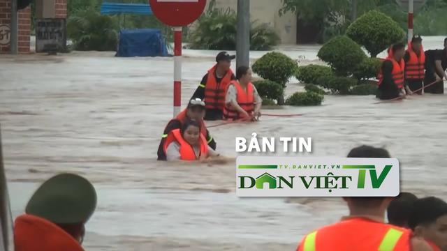 Bản tin Dân Việt TV 10/9: Lũ vượt kỷ lục 65 năm, nhiều sông lớn ở miền Bắc trên mức báo động 3