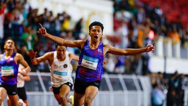 Khoảnh khắc VĐV Thái Lan chạy 100m dưới 10 giây tại SEA Games 33