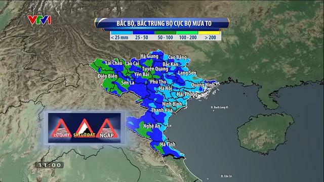 Mưa diễn biến trên cả nước, tình hình lũ có nguy cơ lên cao