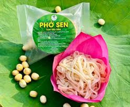 Đồng Tháp: Bún sen, phở sen tươi sấy dẻo mới lạ, độc đáo