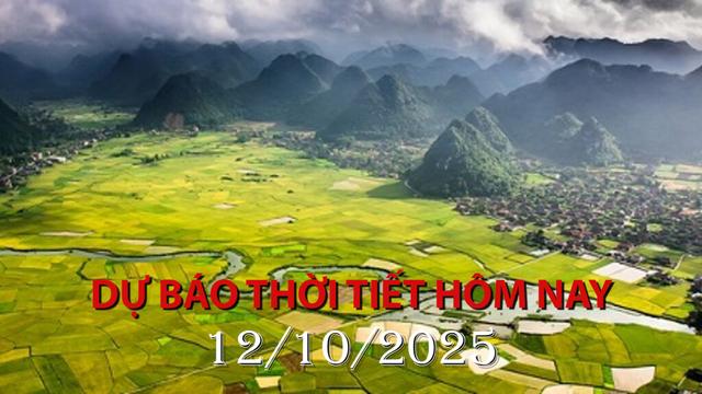 Thời tiết hôm nay 12/10: Bắc Bộ ngày nắng, Nam Bộ chiều tối mưa dông cục bộ