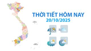 Thời tiết hôm nay 20/10: Không khí lạnh khiến nền nhiệt Bắc Bộ giảm