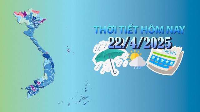 Thời tiết hôm nay 22/4/2025: Nắng nóng diện rộng trên cả nước, có nơi trên 38 độ C